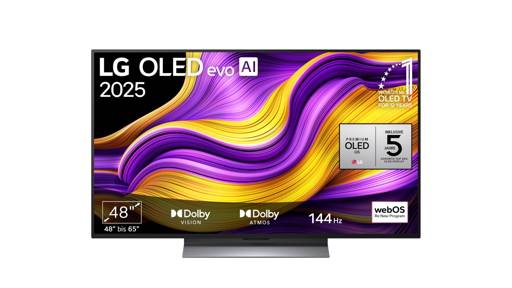 LG OLED evo G5 48 Zoll 4K Smart TV OLED48G56LS – α11 Prozessor, Gallery Design, Brightness Booster Max