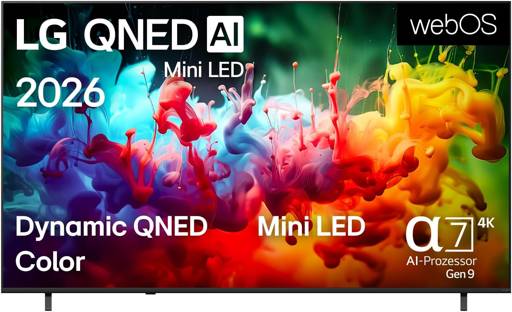 LG QNED Mini LED 55QNED7EB3C 55 Zoll 4K Smart TV – α7 Gen9, webOS 26, VRR, Gaming